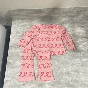 Cat and jack waffle knit outfit 12 months